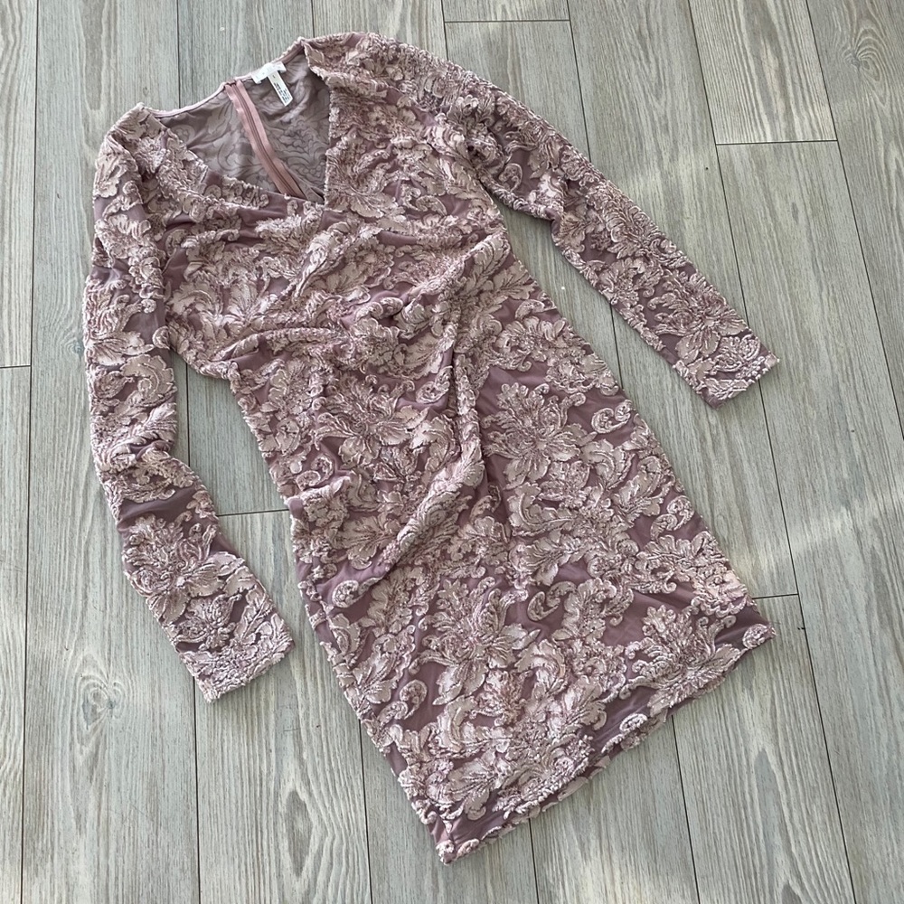 Light Pink Flowery Dress